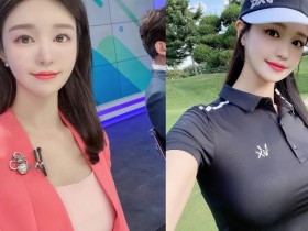 韓國正妹主播「尹浩延」愛打高爾夫！球衣襯托超吸睛「凹凸身材」