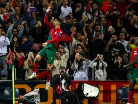 【博狗体育】欧预赛-C罗梅开二度拉莫斯破门 葡萄牙3-2斯洛伐克