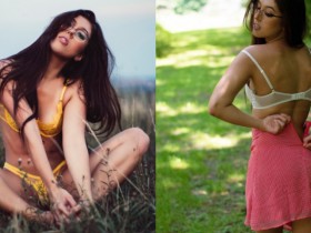 美國辣模拉鍊下拉引遐想 裙底風光讓人期待…網友集氣狂喊:脫!脫!脫!