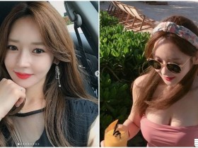 童顏網拍麻豆「美乳藏不住」,低胸曲線「雙峰呼之欲出」了!