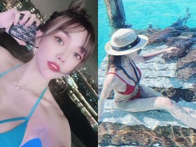 美女餵鯊魚?美乳正妹「KAKA」海島度假,「窈窕雪肌」太美味好怕她真的被吃掉!