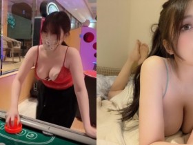 巨乳妹玩桌上曲棍球「彈跳歡呼」好晃!這廝殺畫面太刺激啦