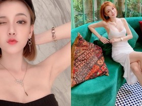 又被辣到!身材纖細的小臉美女「林酸酸」,細肩帶爆乳洋裝女人味十足!