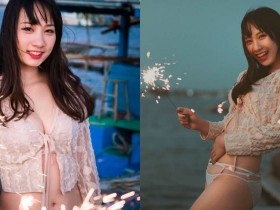 麻豆岑晴晴「爆乳揮灑仙女棒」,誘惑小褲造型超搶眼!
