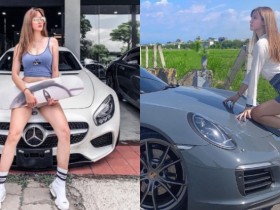 中古車正妹業務「Elly Lin」身材一級棒 香車配美人通通送給你