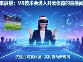 未来展望:VR技术会进入开云体育的直播间吗?