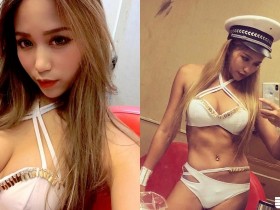 時尚模特兒的逆襲!正妹「FeiFei」大尺度海軍出勤,展現身體線條性感到噴火~