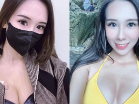 正妹「佳蓉」戴口罩自拍超爆乳,「邪惡的視角」電力超強大!