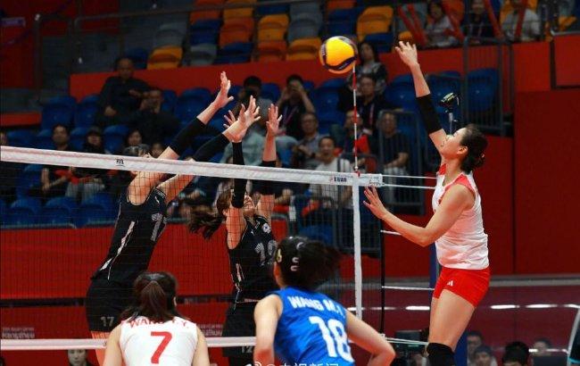 亚运女排中国3-0韩国 夺复赛开门红提前锁定4强