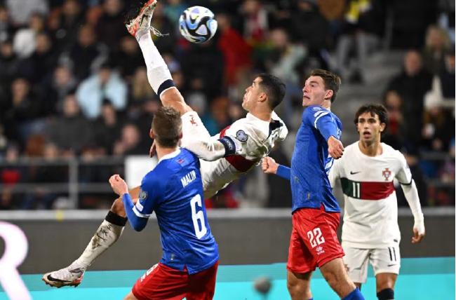 欧预赛-C罗破门坎塞洛建功 葡萄牙2-0列支敦士登