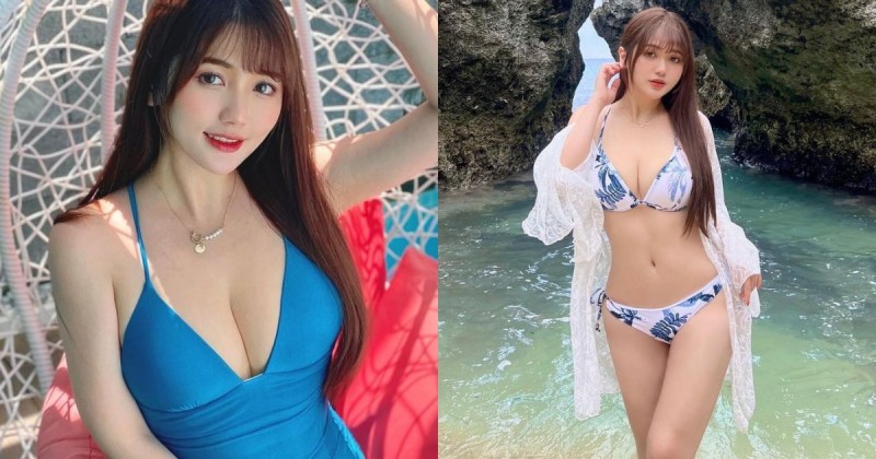 棉花糖美乳甜心「莫葵」小琉球度假！性感比基尼露「白嫩美體」好養眼