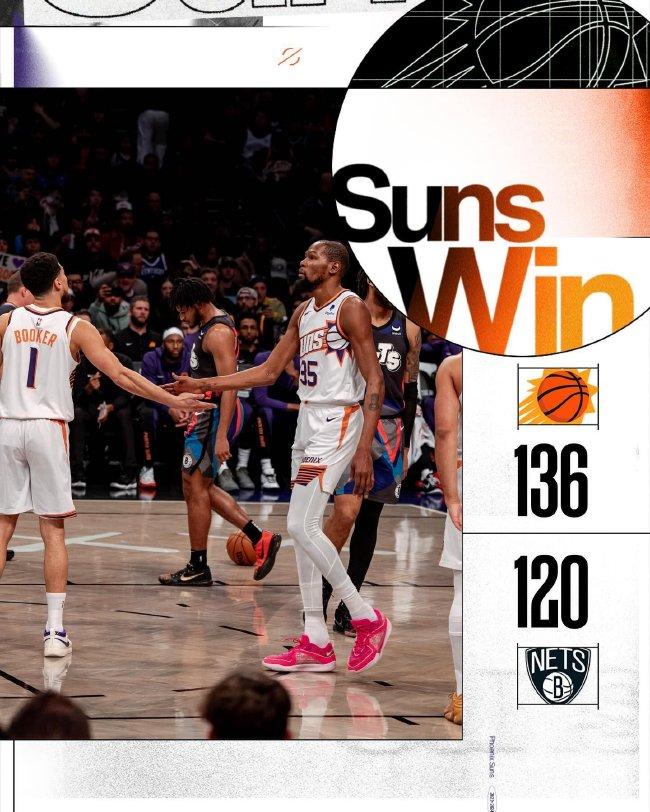 【博狗体育】KD33分太阳大胜篮网 利拉德25分雄鹿负开拓者