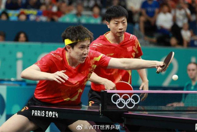 【博狗体育】奥运国乒男团3-0韩国进4强 樊振东王楚钦各丢1局