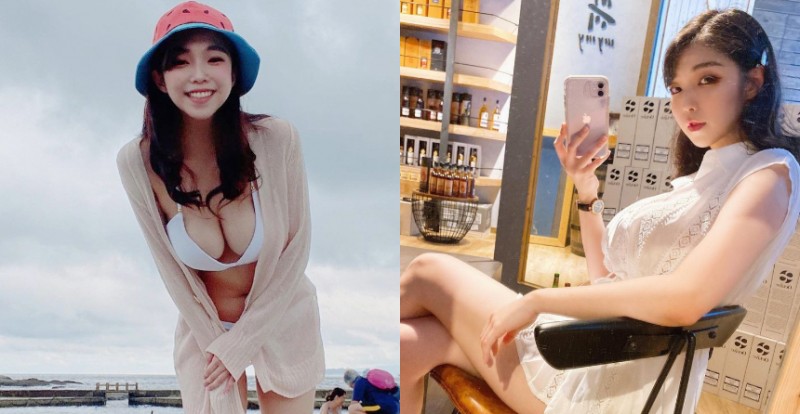 火辣稱霸海岸線！巨乳正妹酒商「Mia 米亞」換上比基尼展現性感身材