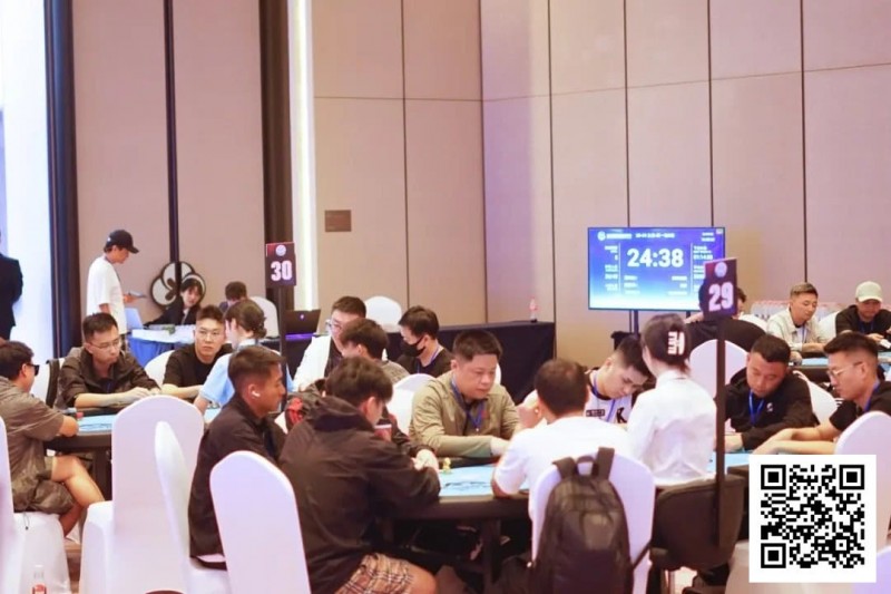 【EV扑克】抚仙湖杯智竞嘉年华 | 主赛共199人次参赛42人晋级第二轮，彭亮、朱博分别领跑第一轮C/D组