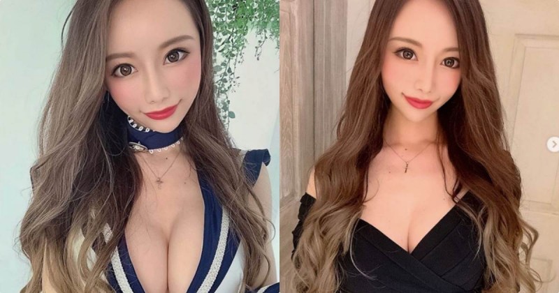 超愛制服扮演的美艷正妹「Mari」，胸前大長輩讓人越看越熱！