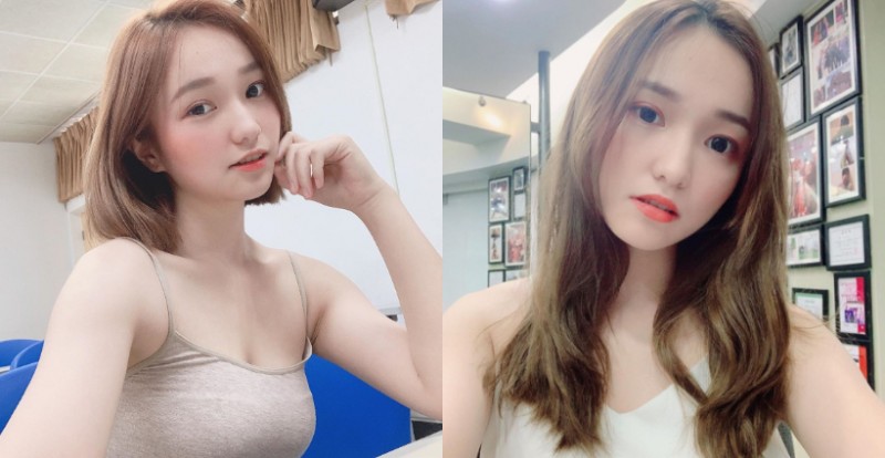 北護正妹學生妹「微醺」穿細肩帶上課　隔壁同學都無法專心聽課了