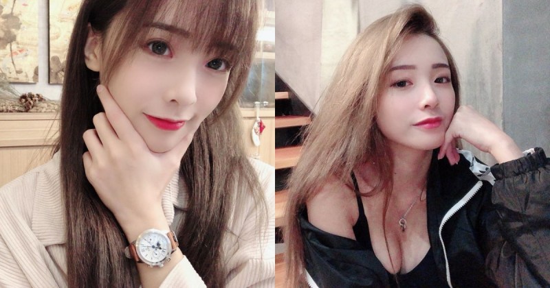 這個「車頭燈」真的有閃亮亮!台中金髮爆乳妹子,小背心包不住的「E奶」快倒出來