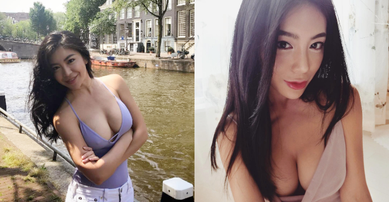 中國網紅大方曬乳！「神秘小點」竟意外露出，捕捉「突起畫面」網友超興奮！