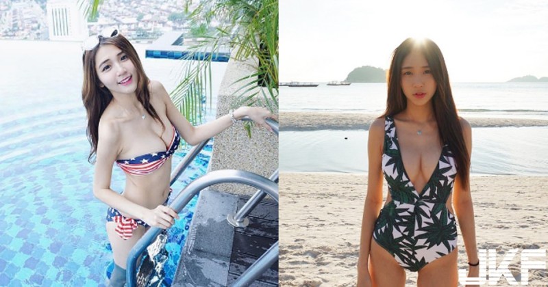 大馬沒有極限!巨乳妹海邊大曬「白色胸器」引30萬人追蹤!這深溝看了都要噴鼻血了…