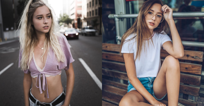 鄰家系女孩！「初熟嫩模」復古風露性感小蠻腰　甜美笑容讓網友融化了