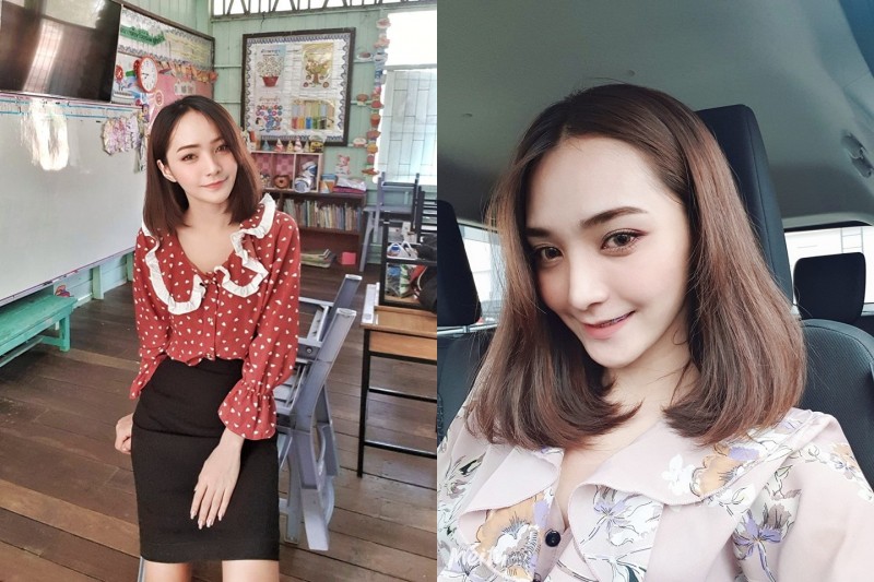 泰國清純正妹女教師「愛的抱抱」鼓勵學生爆紅　看了忍不住想重讀小學了