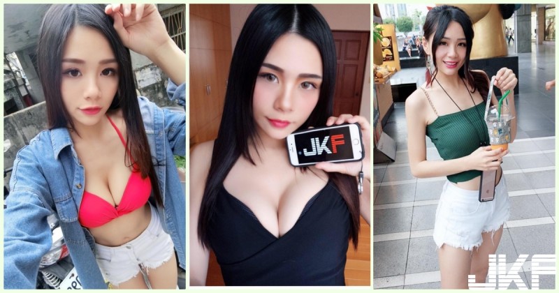 受不了！超胸「爆乳奶茶妹」極品乳量太挑逗！狂野的「自拍視角」畫面有夠吸睛…