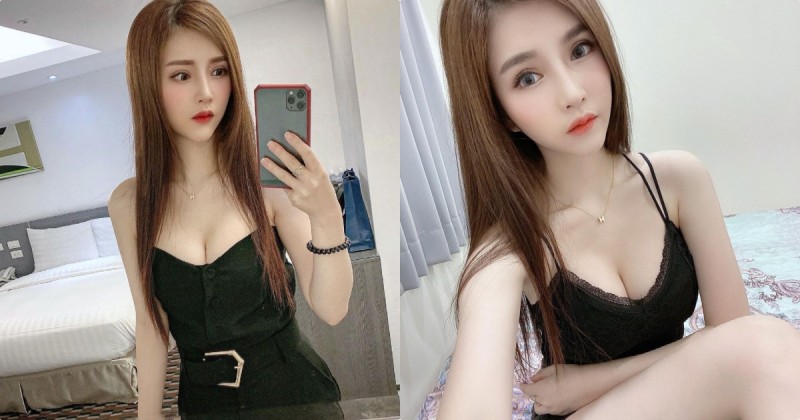 正妹舞者「小羚」穿上低胸平口裝，「性感的E級曲線」充滿濃濃的魅力！