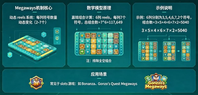 Megaways机制解析：117,649种赢钱方式背后的数学模型。